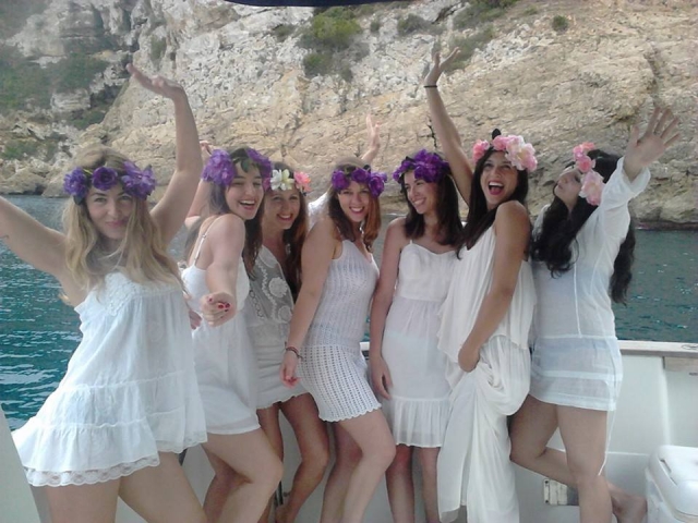fiesta de blanco